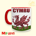 Classic "Cymru" Welsh Dragon Ceramic Mug
