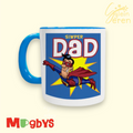 "Siwper Dad" Welsh Superhero Ceramic Mug