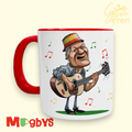 Dafydd Iwan "Yma o Hyd" Caricature Ceramic Mug
