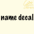 Backpack Name Decal