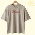 Crys-T "Flippin 'eck Bethan!" Tywod Oversized Tee – Casgliad Ibiza Ibiza (HTV)