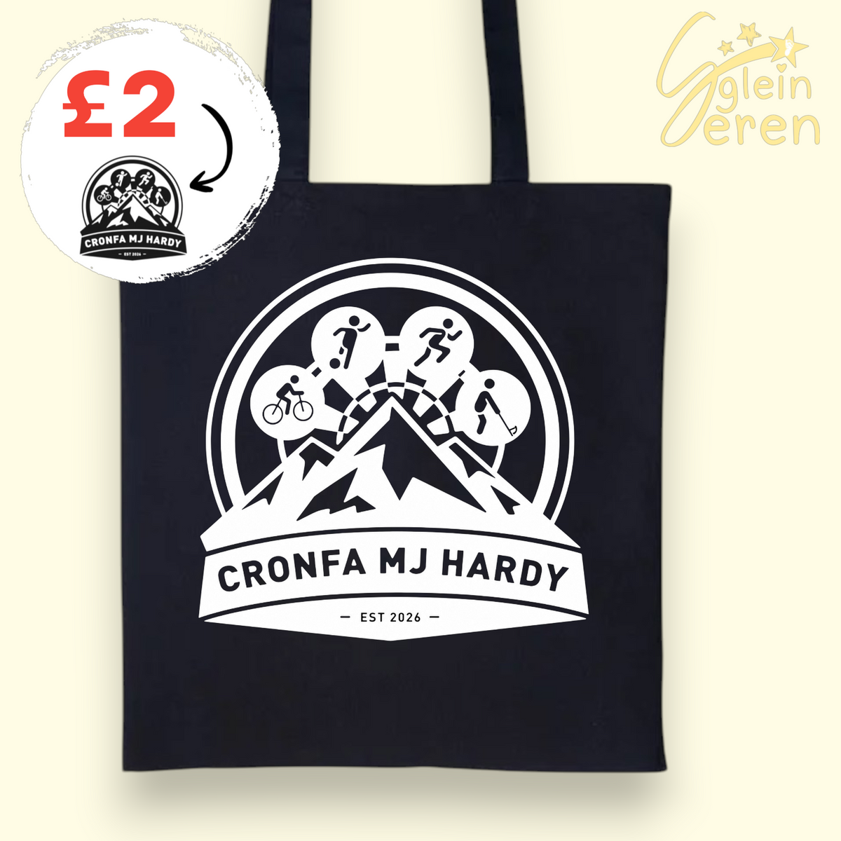 Tote Bag Cronfa MJ Hardy