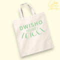 Bag Tote "Dwisho mynd i Teilet" Natural – Casgliad Ibiza Ibiza (HTV)